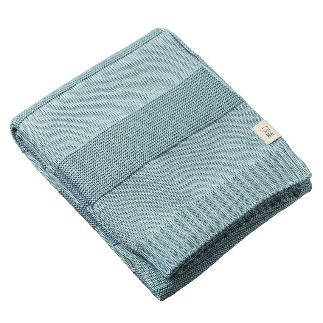 Nature Baby Merino Knit Pearl Blanket